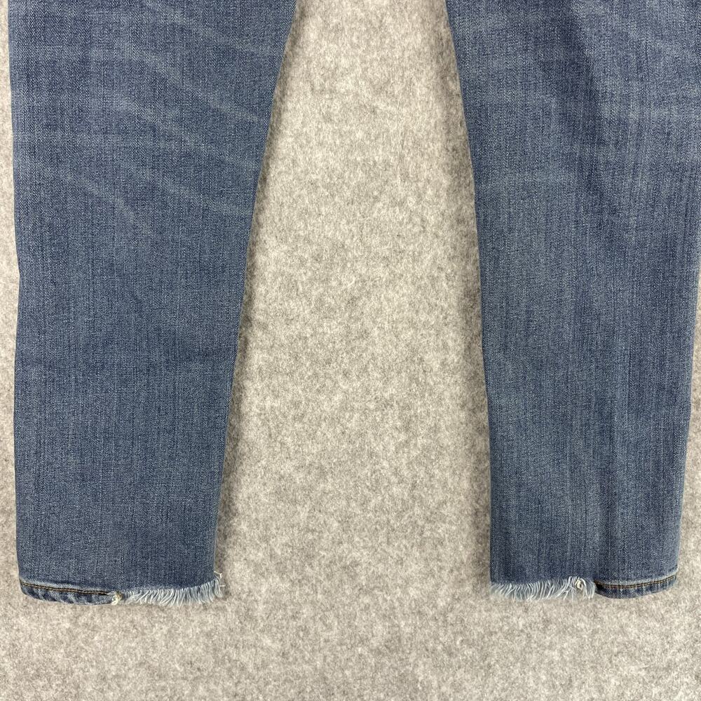 Peruvian Connection Cimarron Jean Womens 4 Medium Wash Button Fly Distressed Hem - Picture 15 of 16